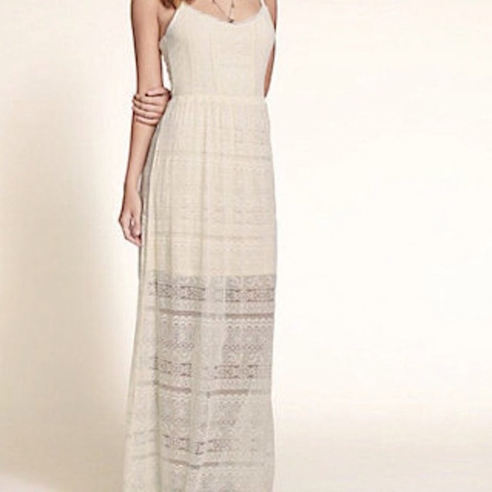 Abercrombie & Fitch Lace Maxi Dress